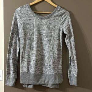 Women’s 90Degree grey long sleeve with cutout back! size XS-excellent condition!
